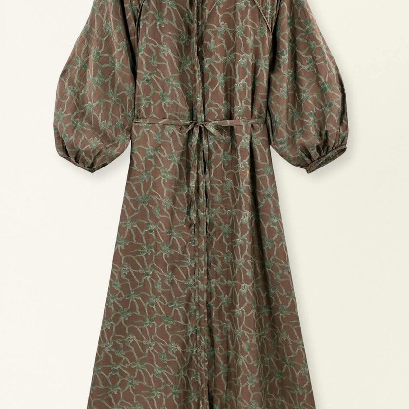 Somerset Dress in Molten Kudzu