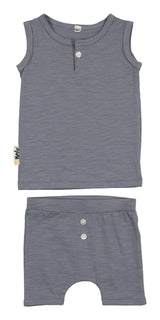Button Tank & Short Set