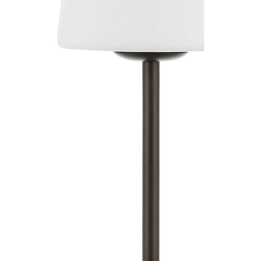 Carson 12.75" Modern Minimalist Iron Rechargeable Integrated LED Table Lamp