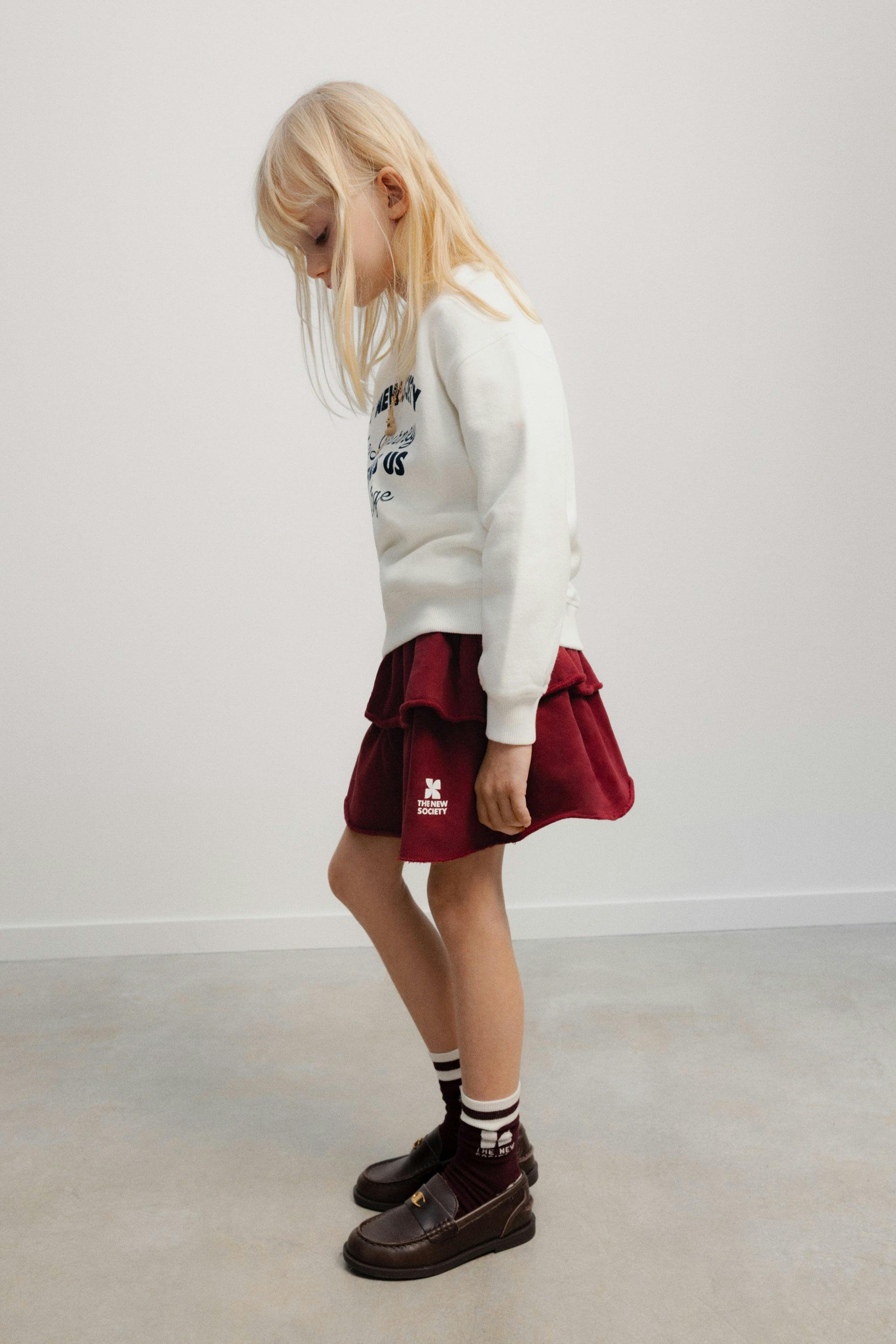TNS Logo Skirt Rumba Red