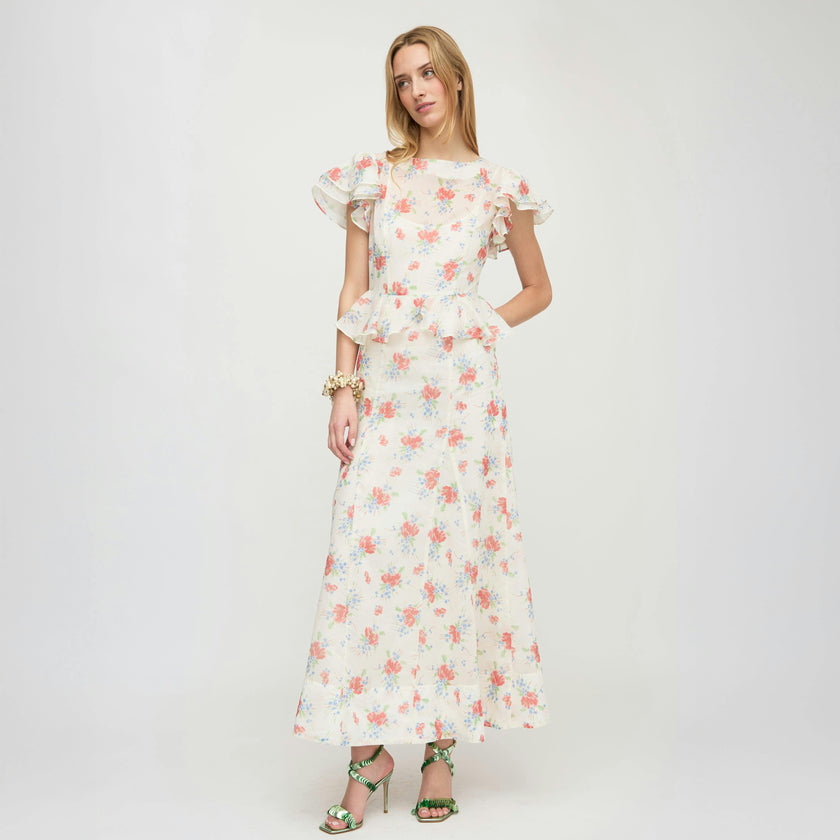 The Halston Dress - Sunburst Blossoms