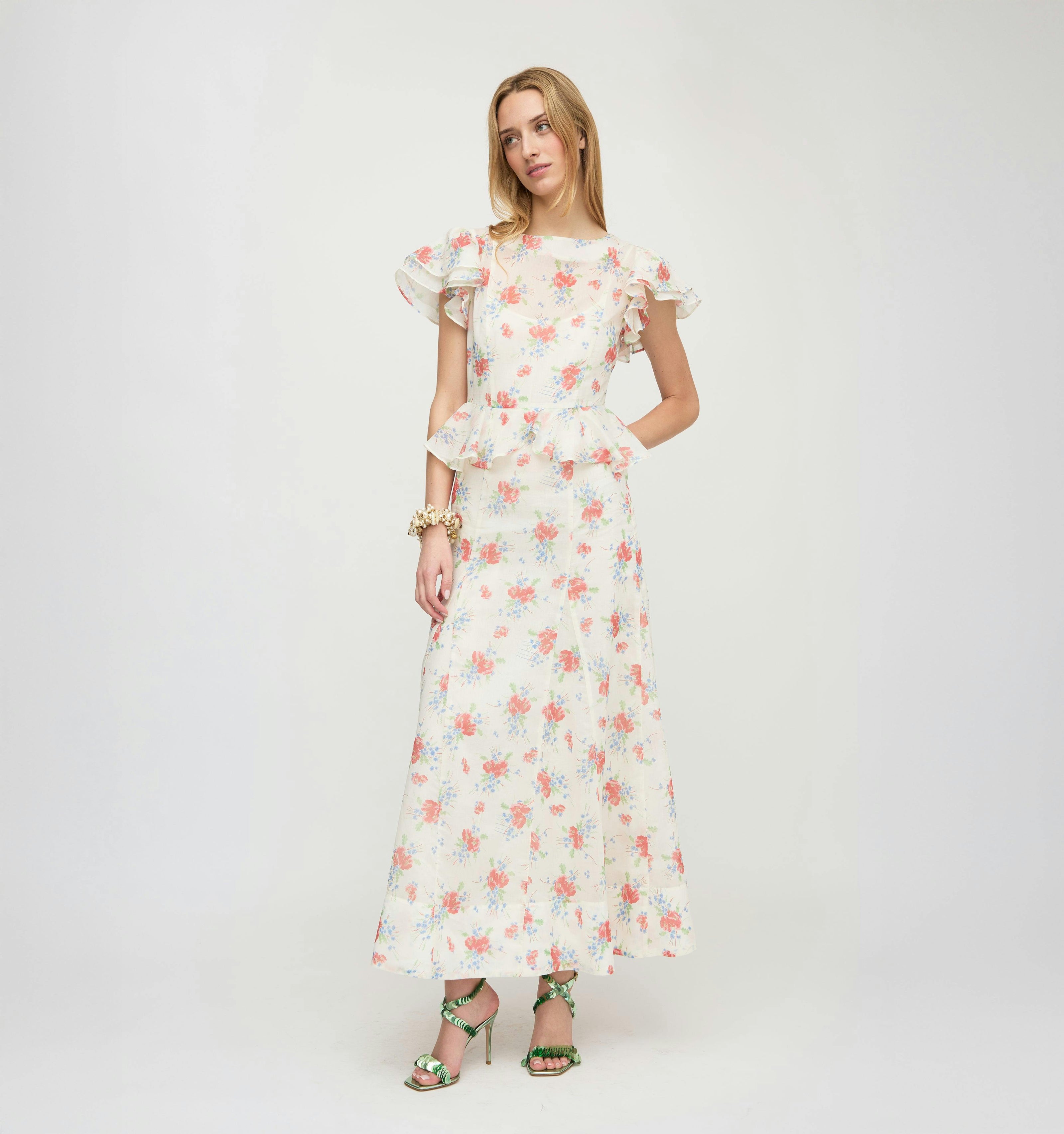 The Halston Dress - Sunburst Blossoms