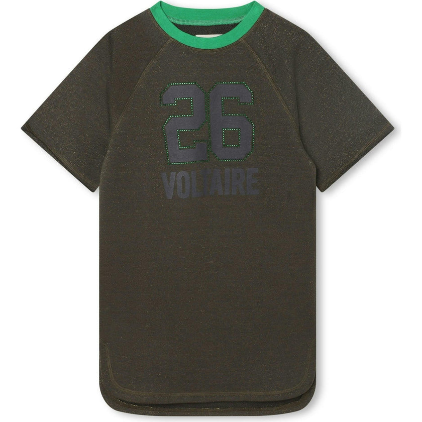 ZADIG & VOLTAIRE Club Voltaire Embellished T-shirt Dress