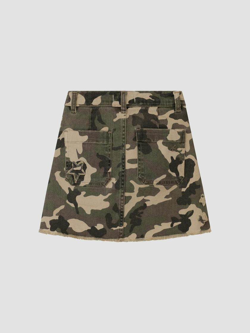 Jenny Mini Skirt | Star Camo
