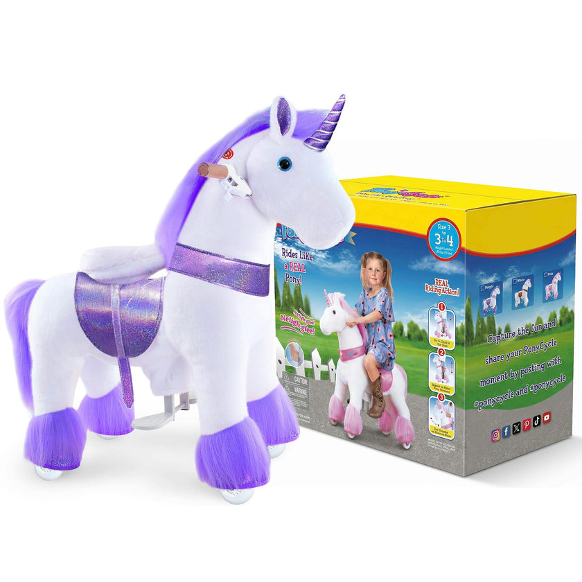Model U® Unicorn Ride-On Toy Age 3–4 – Purple