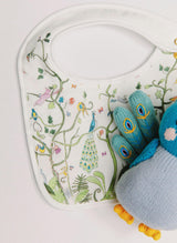 Violet the Peacock and Tropical Baby Classic Bib Set