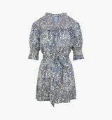 The Zinnia Mini Dress -  Chedworth Paisley Blue