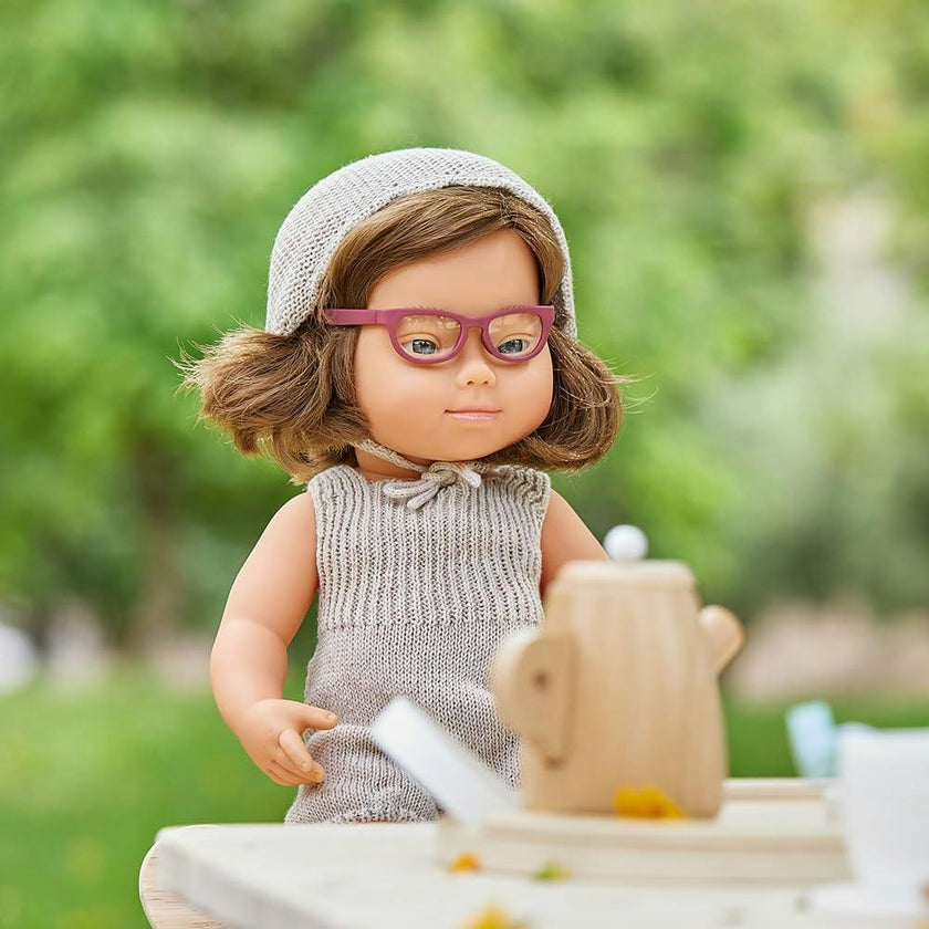 Wooden Tea Set Doll Accessory Play Set