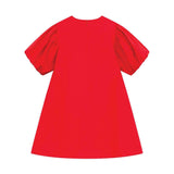 Lunar New Year' Embroidered Dress in Poplin