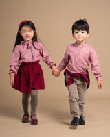 Pereprine Shirt Burgundy Vichy