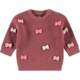 Knit Sweater with Bows