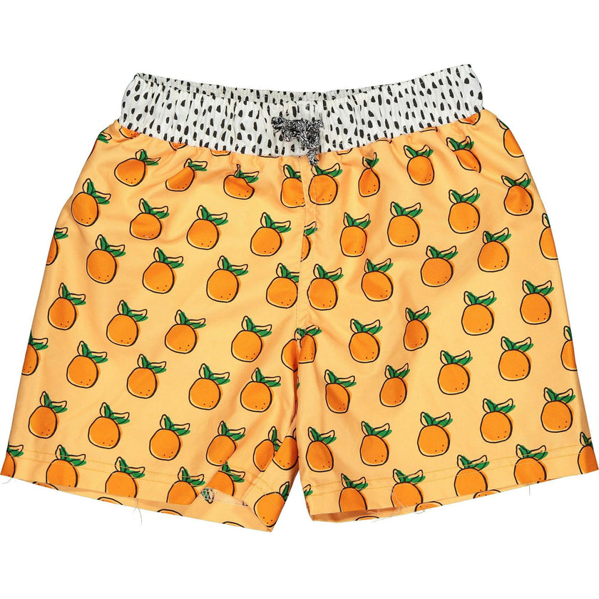 Oranges Print Classic Swim Shorts, Multi