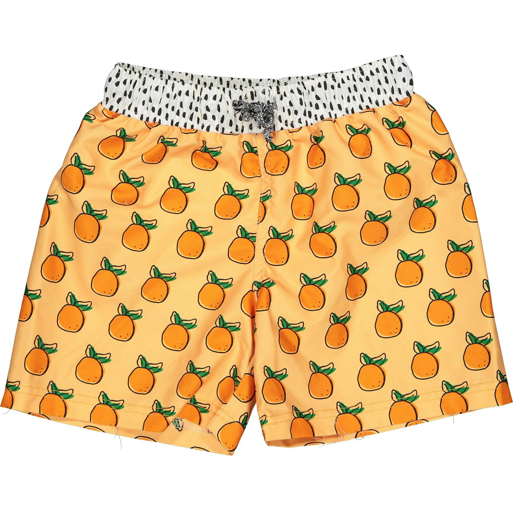 Oranges Print Classic Swim Shorts, Multi