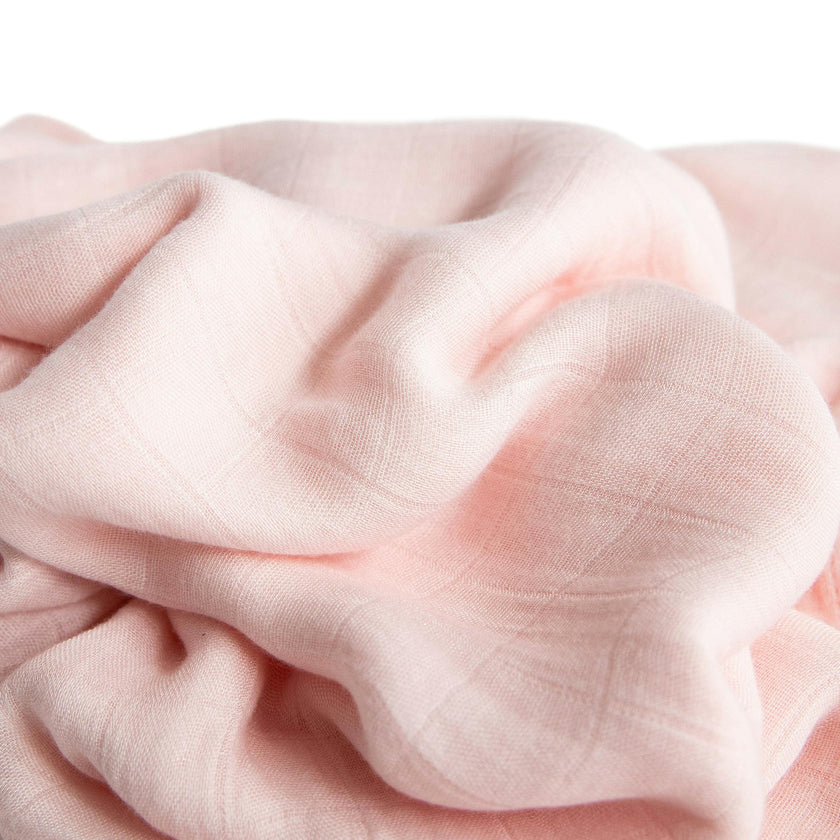Deluxe Muslin Swaddle Blanket - Blush