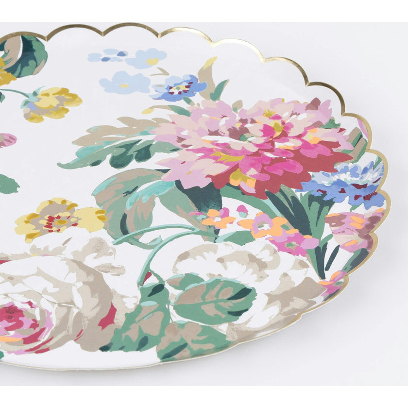 Rococo Floral Dinner Plates