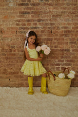 Harlow Pastel Yellow Heart Cut Out Tank