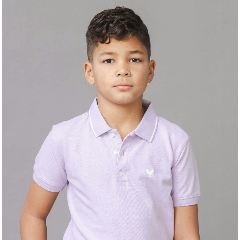 Organic Short Sleeve Knit Pique Polo Shirt