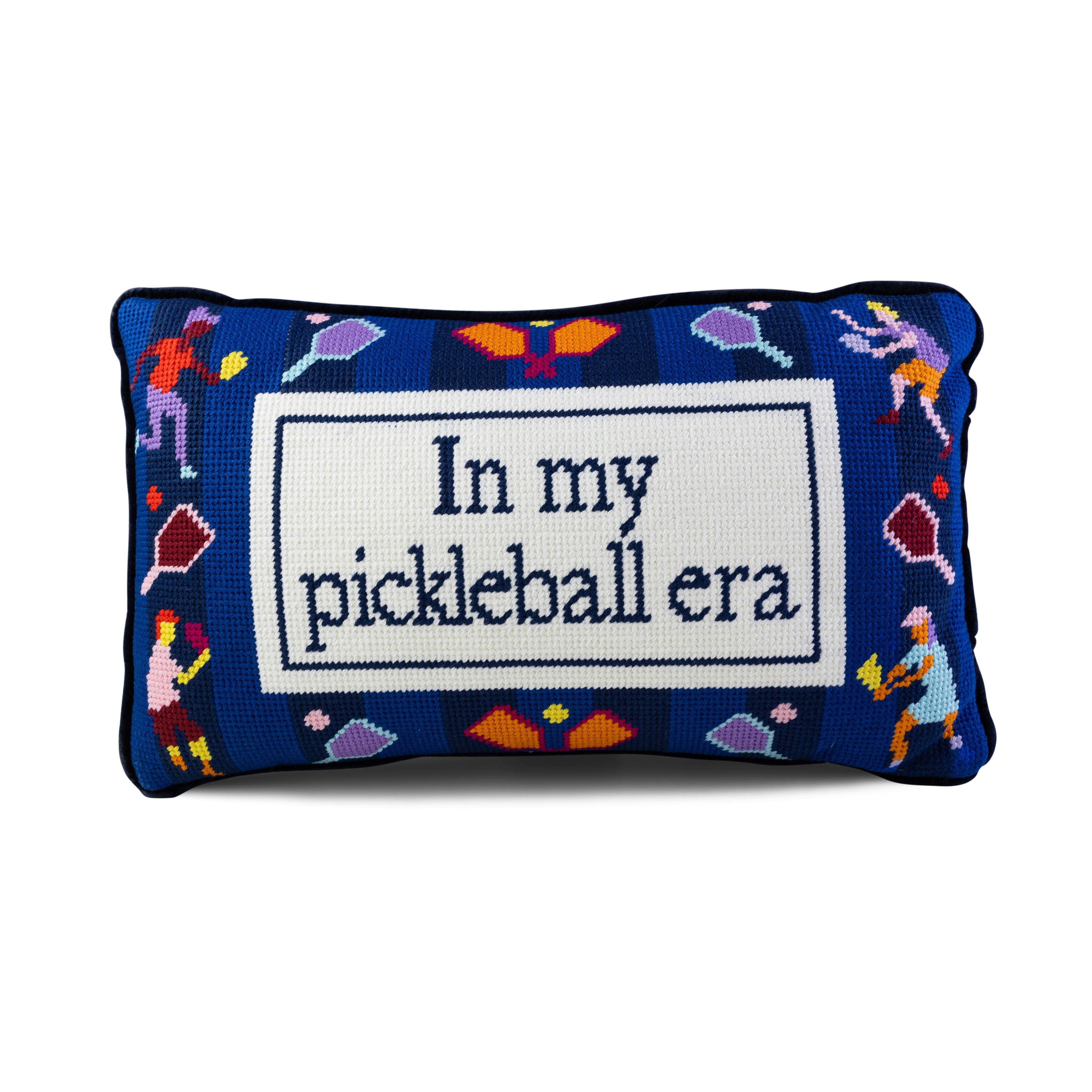 Furbish Studio Pickleball Era Needlepoint Pillow - Thumbnail 4