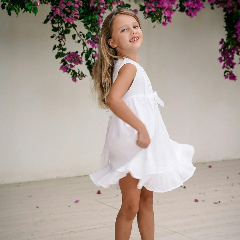 Bohemian Bow White