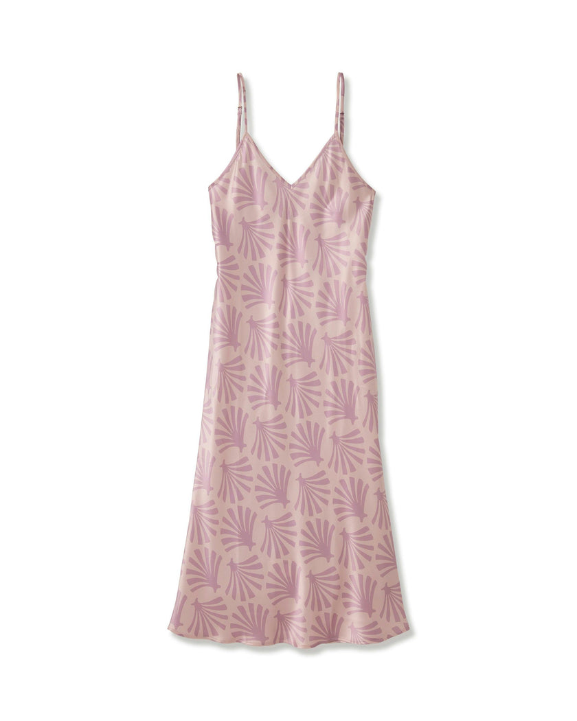 Women's Silk Cosette Nightgown in Blush Tide