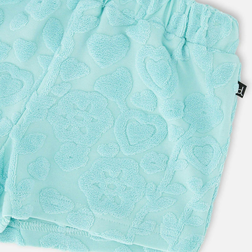 Terry Tank Top With Shorts Set