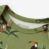 Cotton Stretch Short Sleeve One Piece