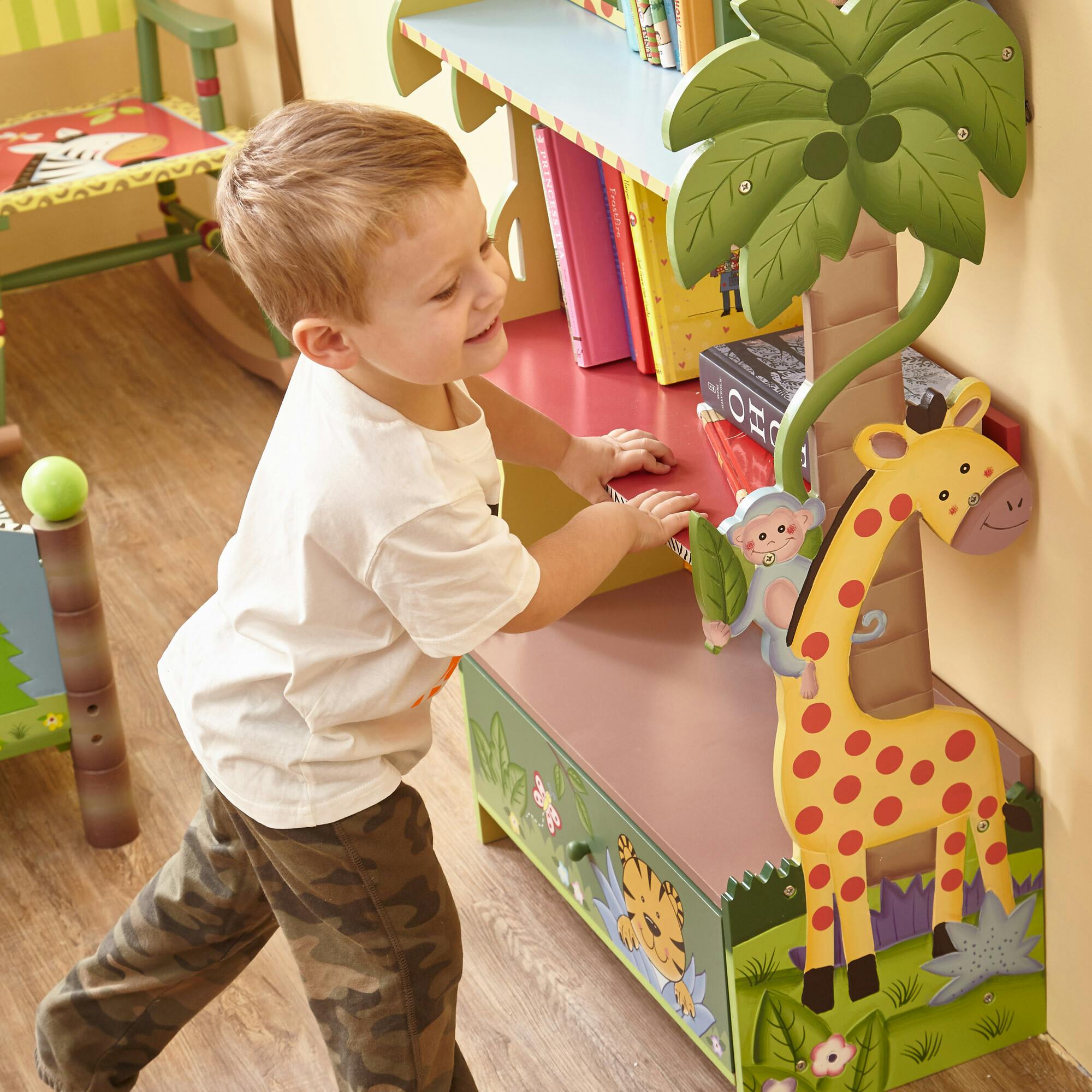Sunny Safari Bookshelf