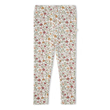 Organic Legging Set of 2 - Woodland Sprig + Taupe