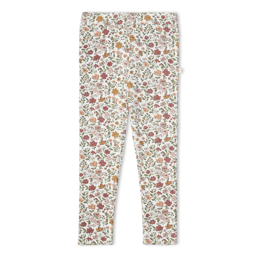 Organic Legging Set of 2 - Woodland Sprig + Taupe
