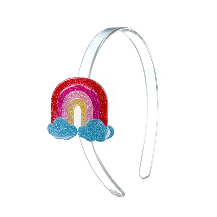 Rainbow Glitter Headband -SUM