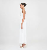 The Rosetta Nap Dress - White Broderie Voile
