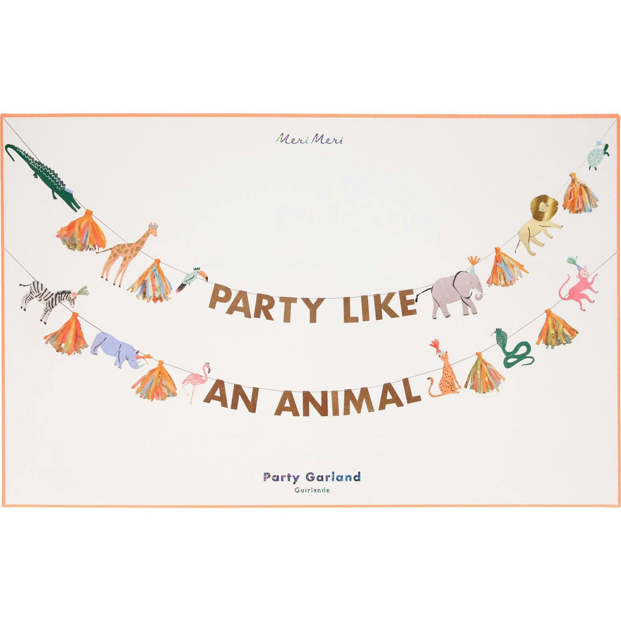 Safari Animals Large Garland