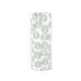 Cotton Muslin Swaddle Blanket - Leaf Motif