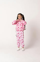 Max Reversible Rain Jacket Windbreaker, Hearts Galore