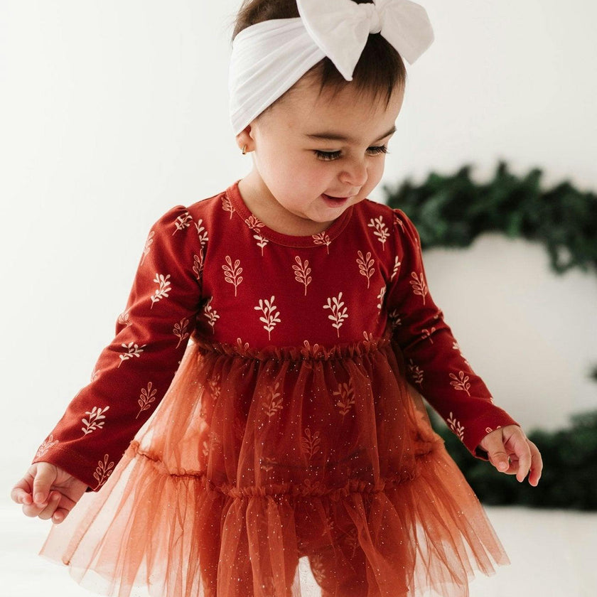 Baby Girl Tulle Bodysuit Dress