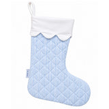 Blue Quilted Stocking