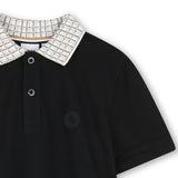 Black Slim-Fit Polo Shirt
