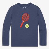 Kids long sleeve tennis tee