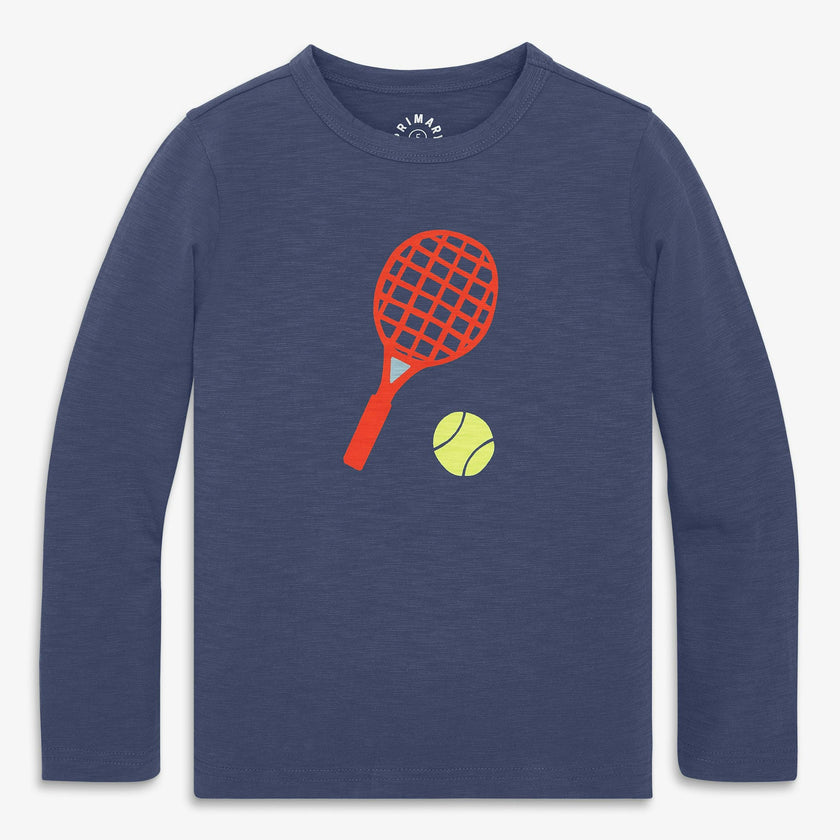 Kids long sleeve tennis tee