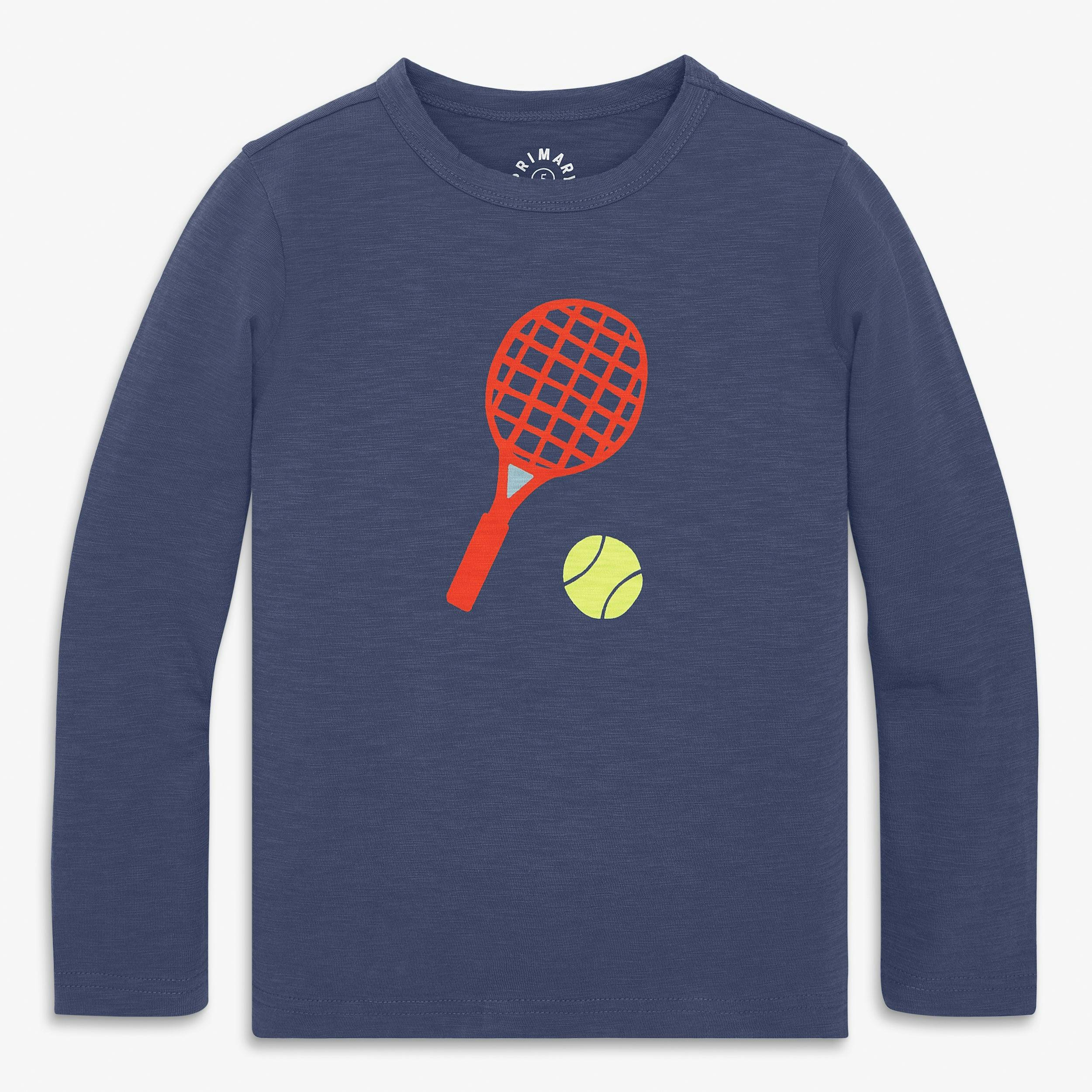 Kids long sleeve tennis tee