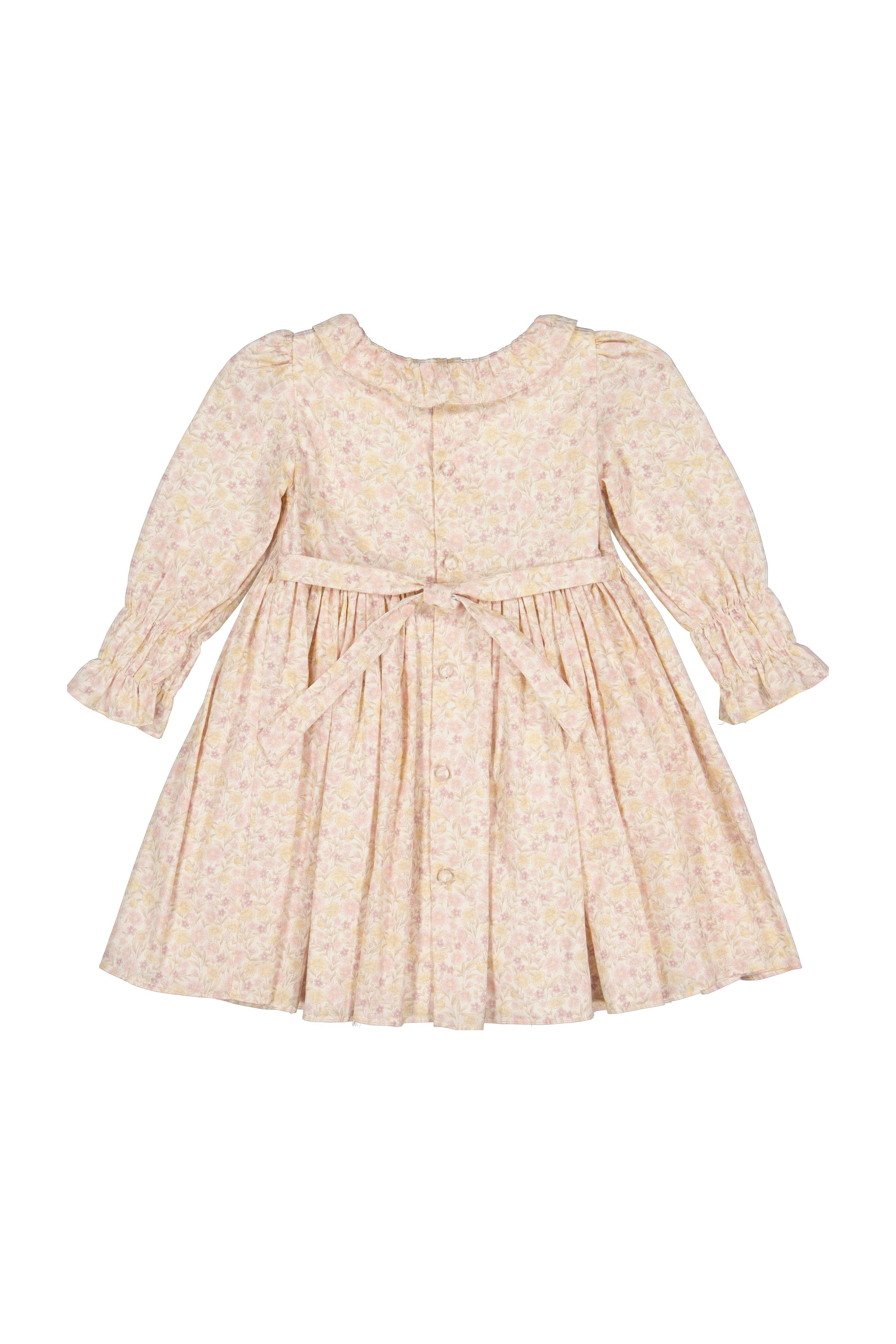 MARIE ANTOINETTE FLORAL SMOCKED DRESS