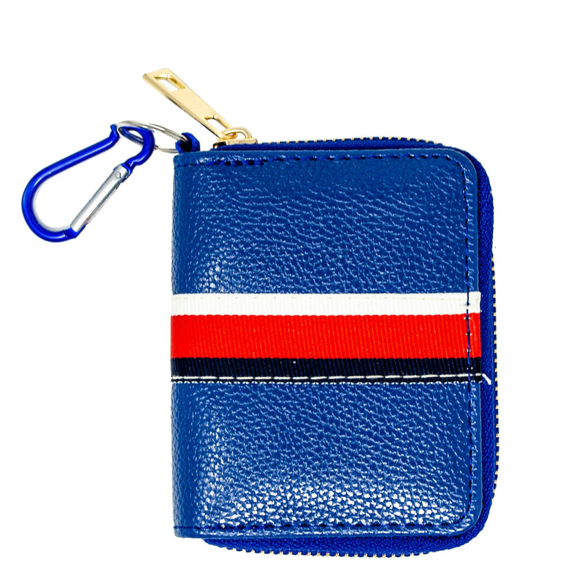 Leather Stripped Wallet