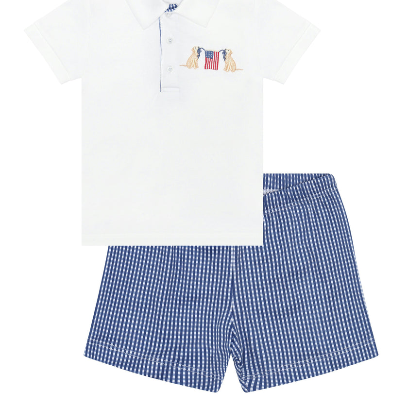 American Pups Boys Short Set