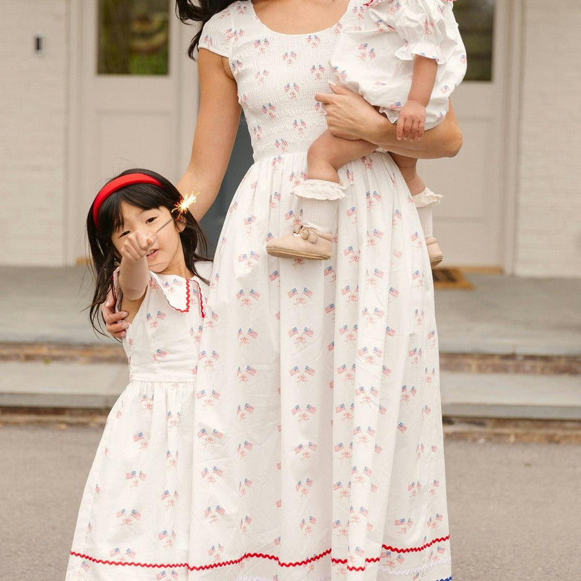 Baby Maisy Romper in Star Spangled