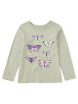 Butterfly Study Graphic Tee, Mica