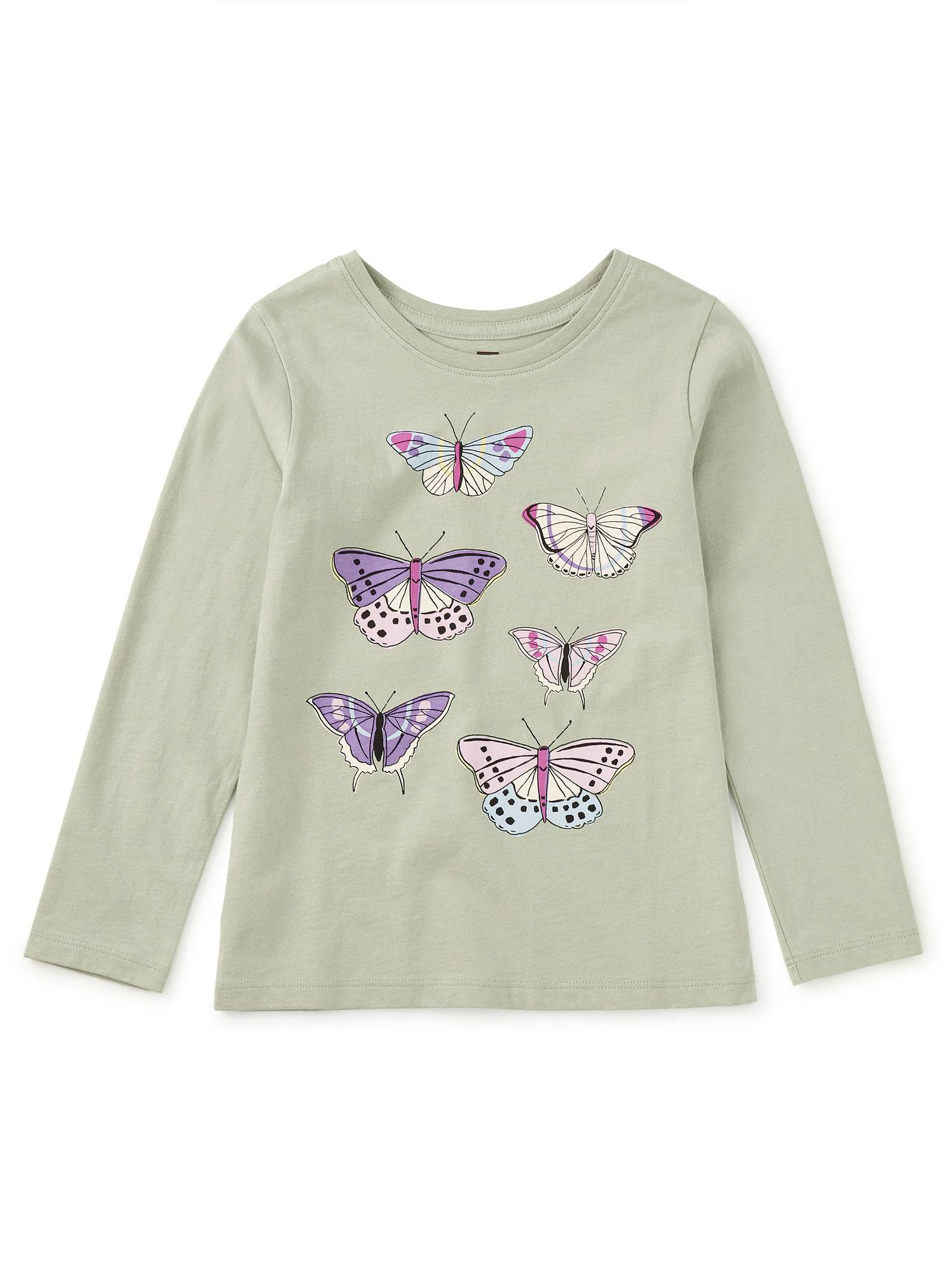Butterfly Study Graphic Tee, Mica
