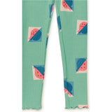 Modern Print Ribbed Leggings, Multi