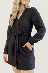 The Frame Robe - Charcoal
