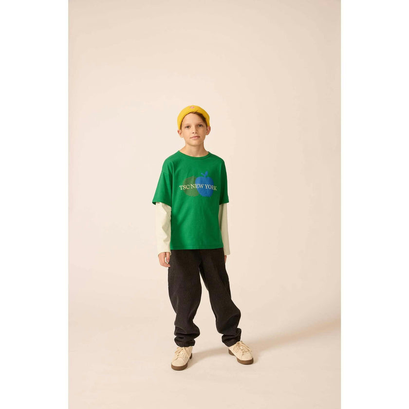 Organic Skater Tee in Tenor Green