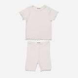 Teo Basic Tencil PJ Set - Ivory